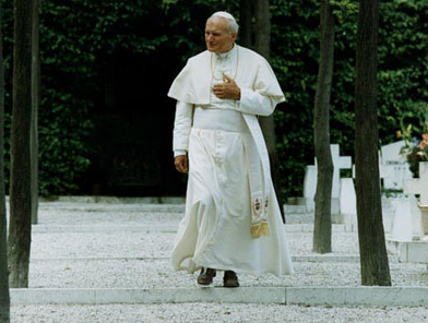 Papa Wojtyla a Belluno nel 1987