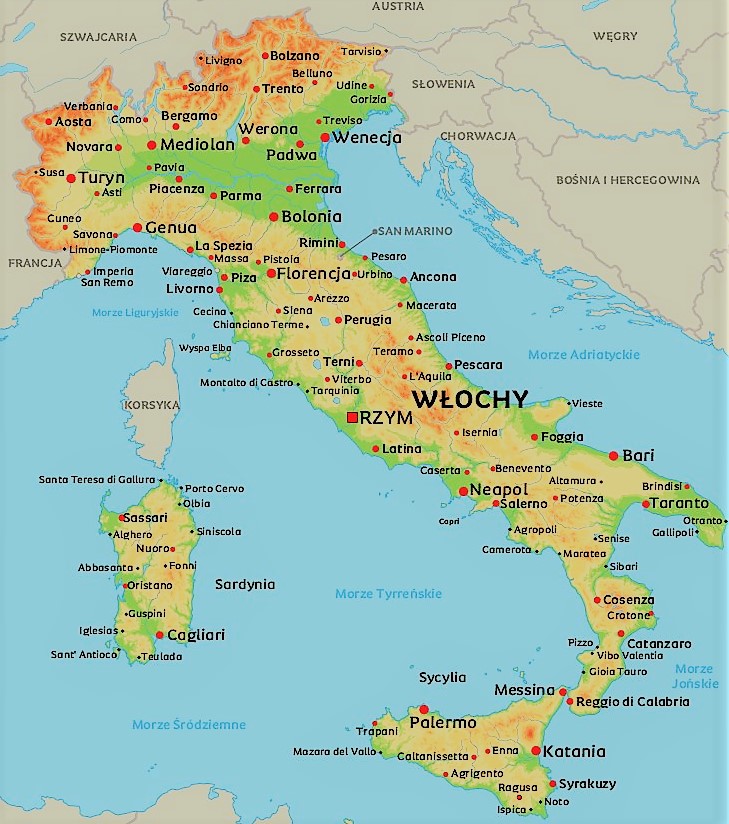 Mapa W och 2 Gazzetta Italia Mapa W och 2 Gazzetta Italia